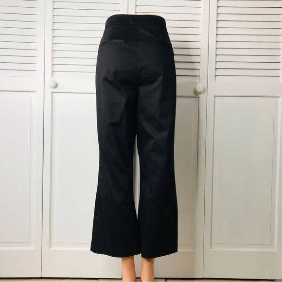 FRAME Black High Waist Cropped Pants Size 14