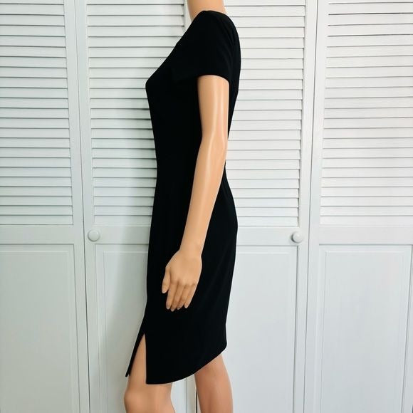 SLATE & WILLOW Black Car Wash Pencil Dress size 2