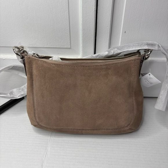 *NEW* COACH Campbell Suede Belle Carryall Crossbody Bag