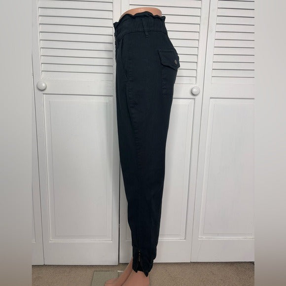 WHITE HOUSE BLACK MARKET Slim Ankle Extra High-Rise Pants in Black Size 4