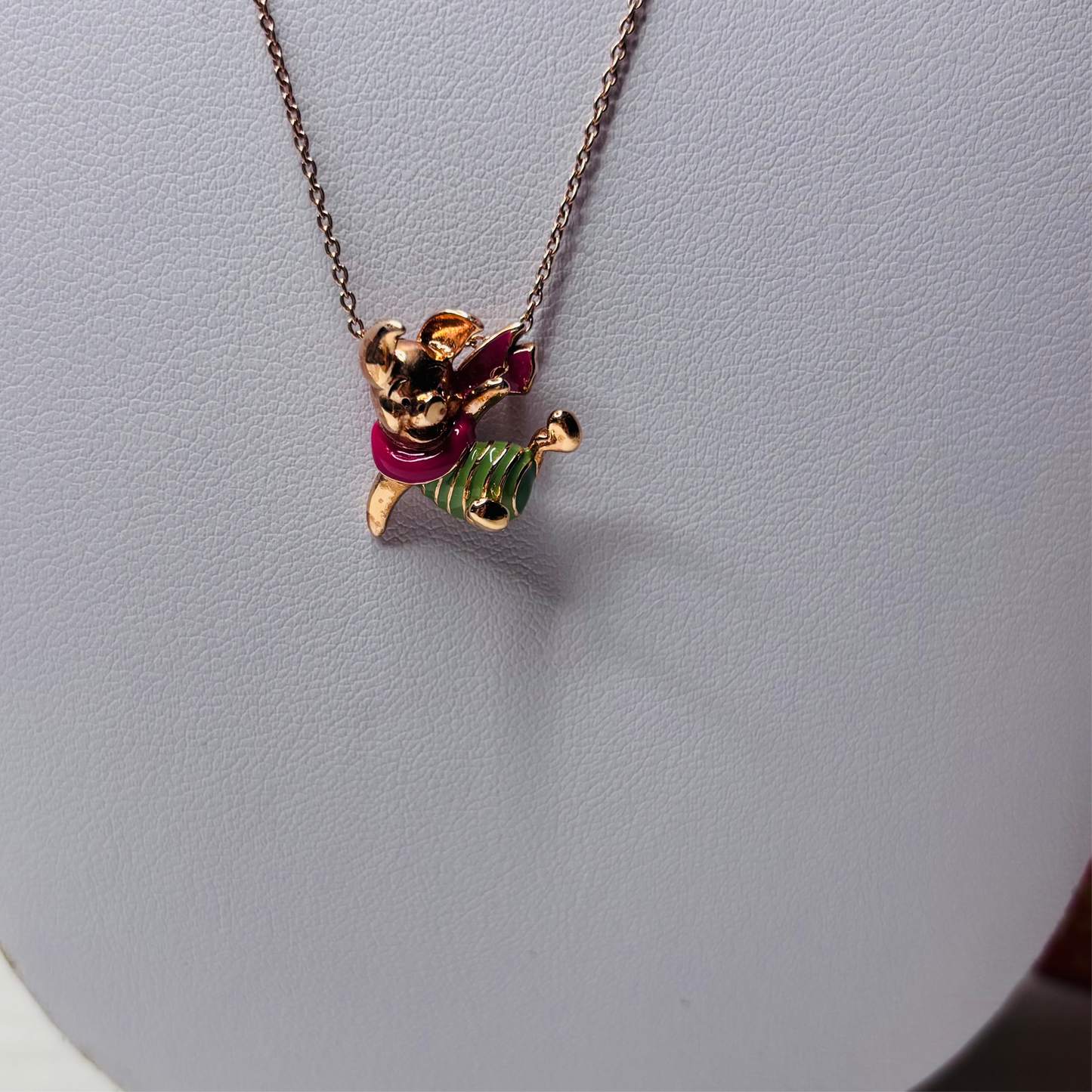 DISNEY RockLove Christopher Robin Piglet Necklace