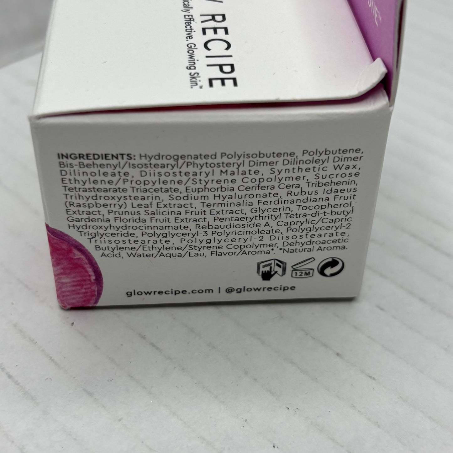 GLOW RECIPE Plum Plump Hyaluronic Gloss Balm