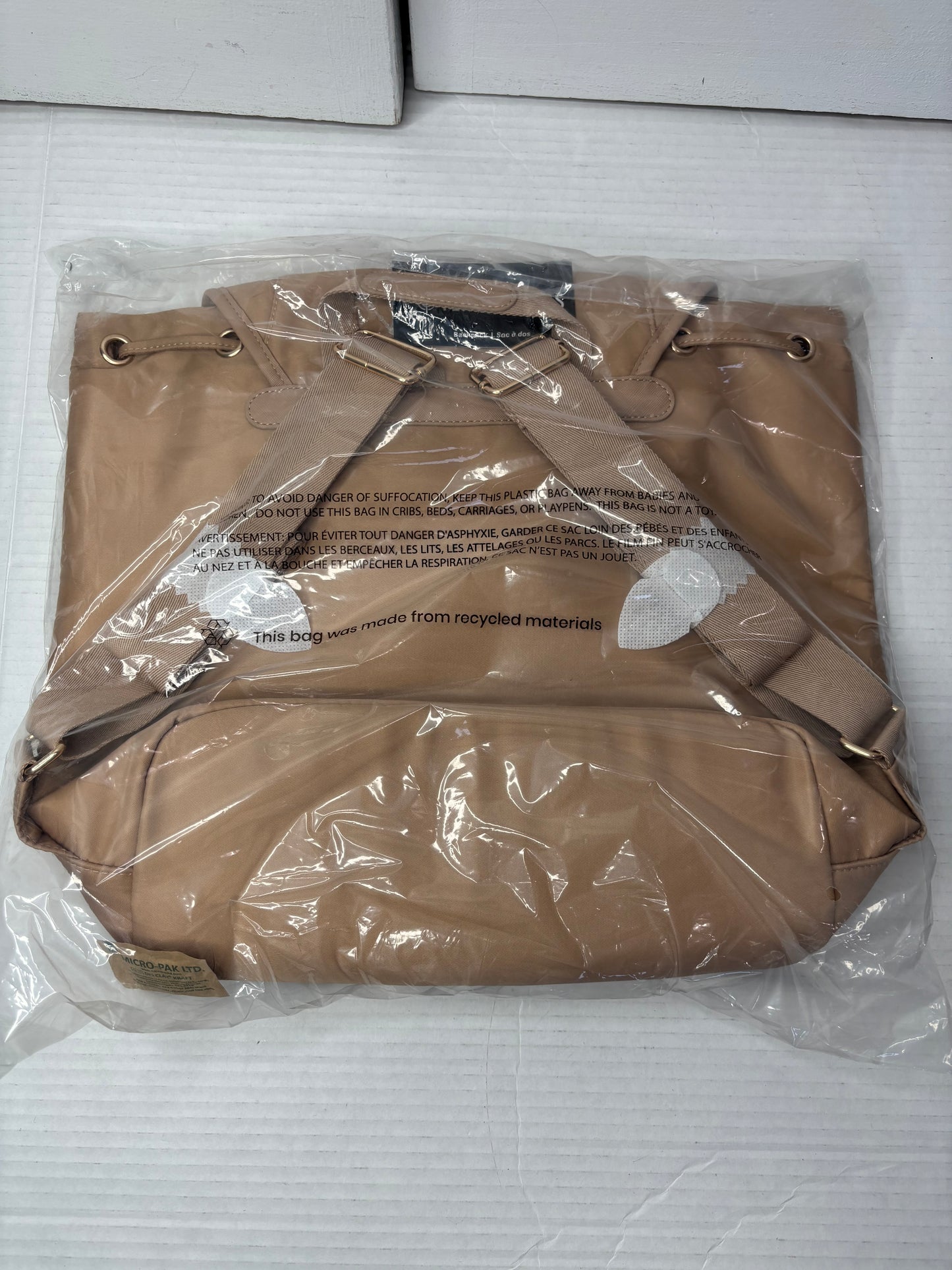 YEAR OF OURS X FFF Taupe Backpack
