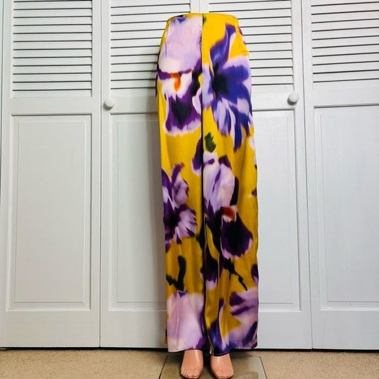 *NEW* MANGO Floral Palazzo Trousers Size Large