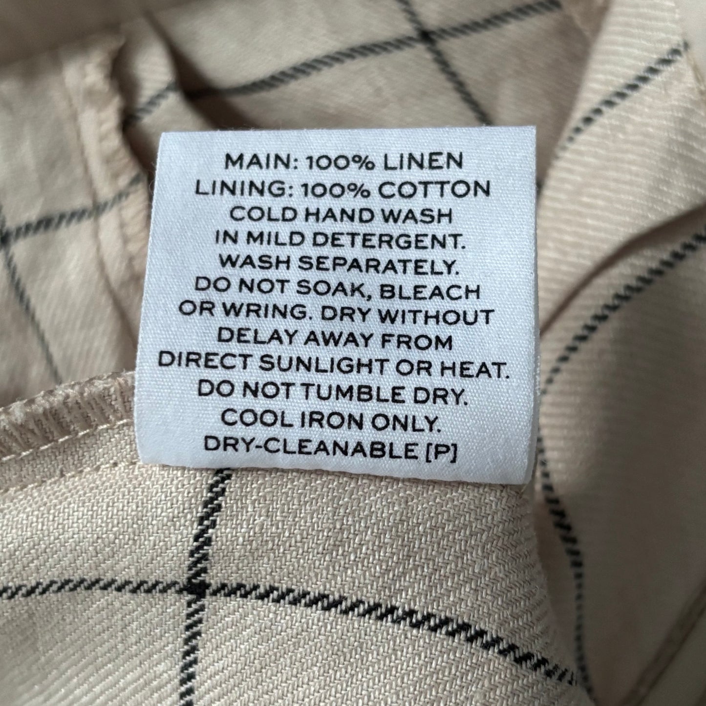 RUMER Quinn Linen Playsuit in Natural Size Small