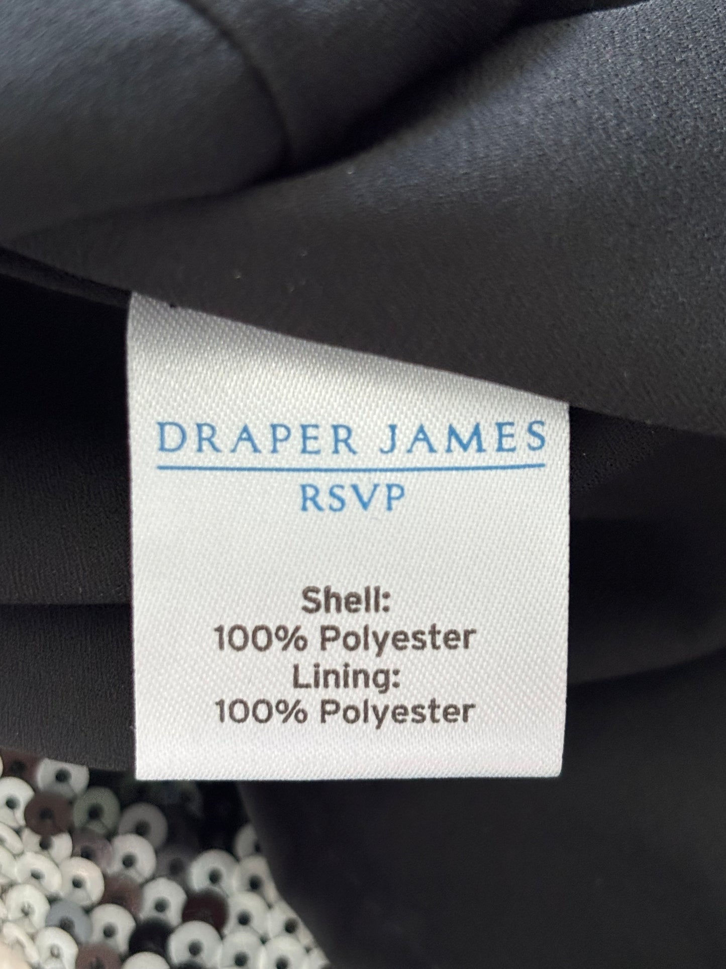 New Draper James RSVP Sequin Plaid Shift Dress Size 2