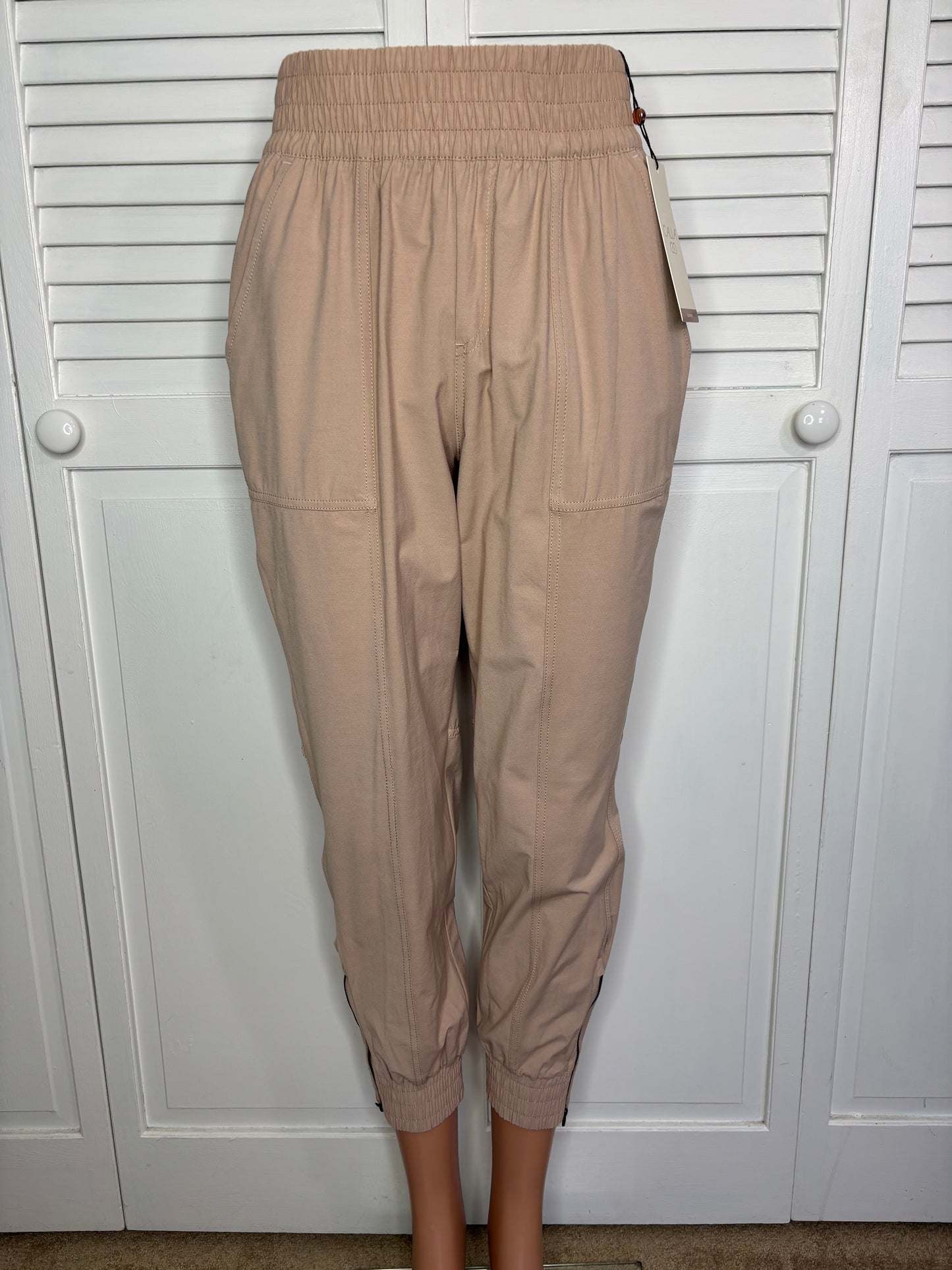 New CALIA Journey Collection Woven Workwear Joggers Size XS