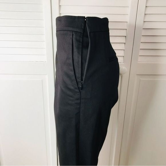 FRAME Black High Waist Cropped Pants Size 14