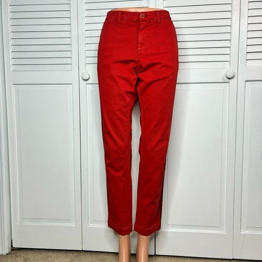 P.A.R.O.S.H. Red Casual Chino Pants Size M