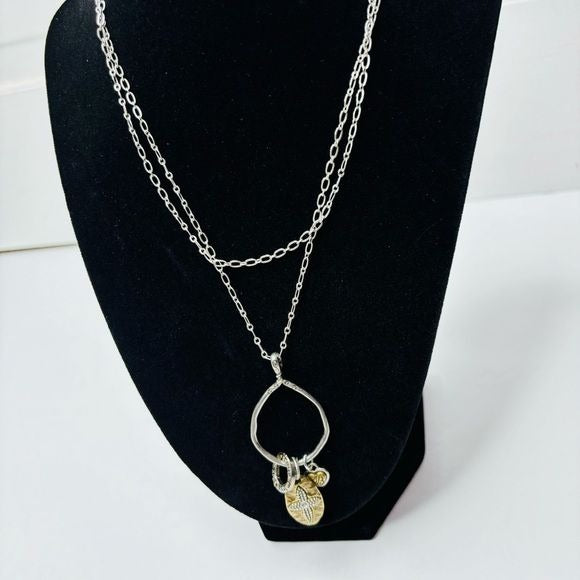*NEW* BRIGHTON Blessed Long Neck Silver Necklace