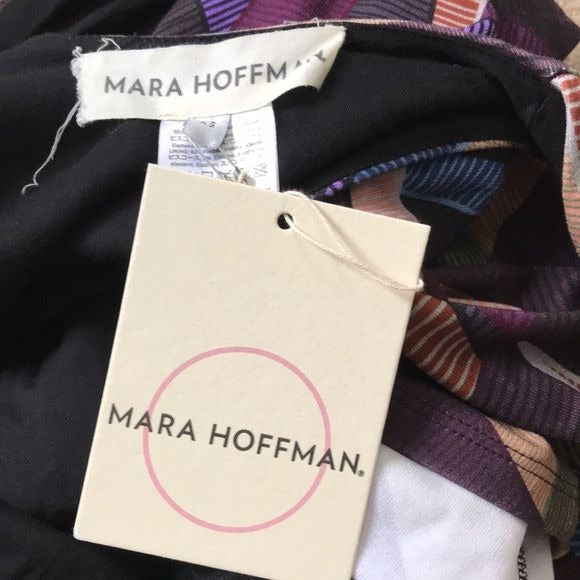 MARA HOFFMAN Olive Compass Cross Front Dress Size XS *NEW*