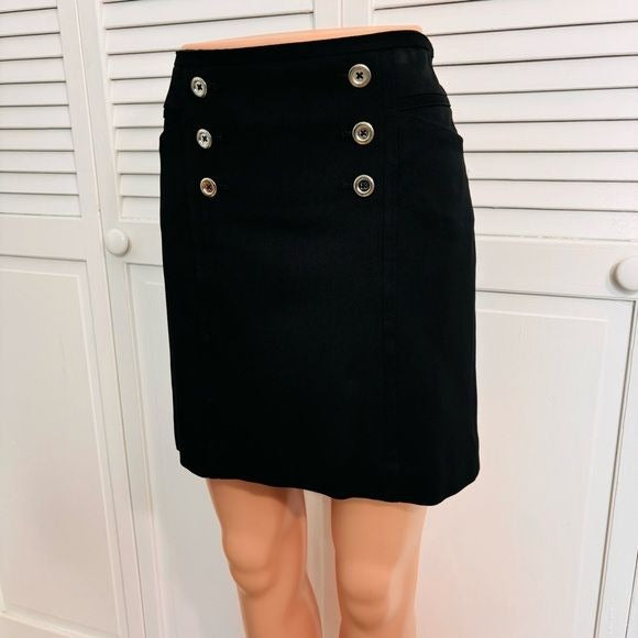 WHITE HOUSE BLACK MARKET Black Skirt Size 2