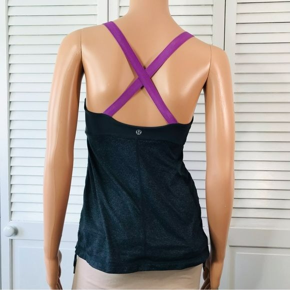 LULULEMON Hot Class Gray Tank Top Size 4