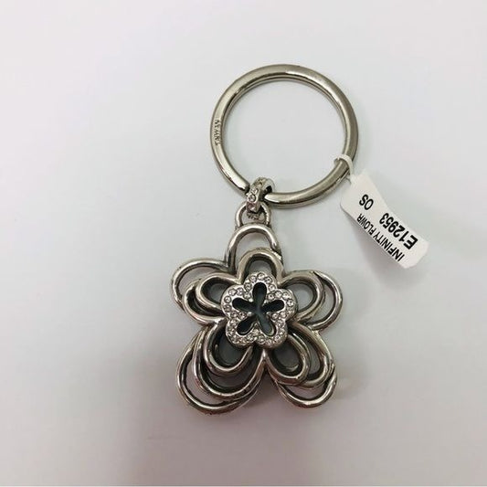 BRIGHTON Silver Flower Key Chain *NEW*