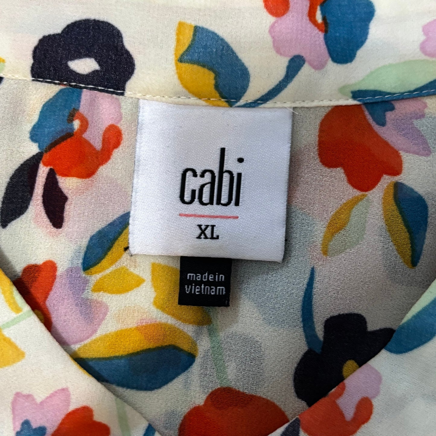 CABI Tux Ruffle Top Size XL