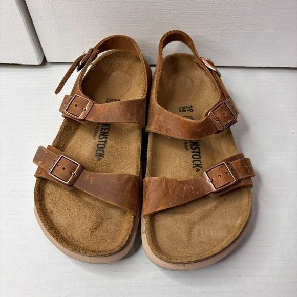 BIRKENSTOCK Sonora Rugged Oiled Brown Leather Sandals