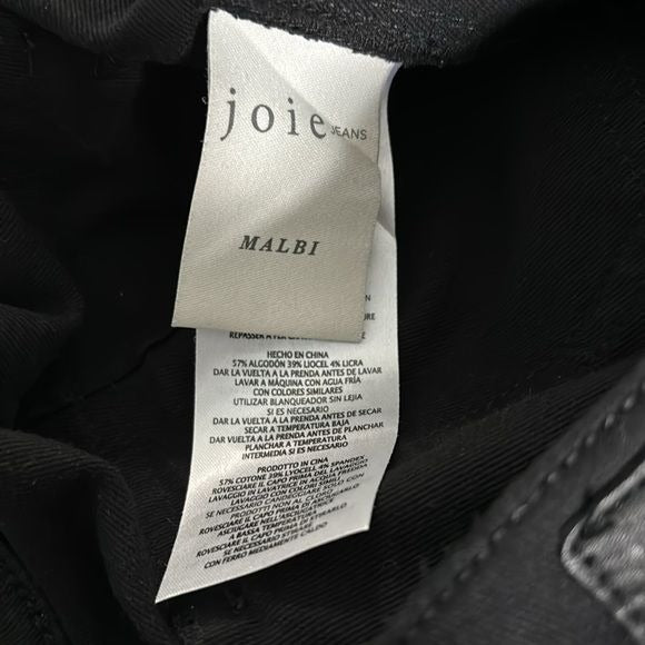 JOIE Malbi Black Jogger Pants Size 25