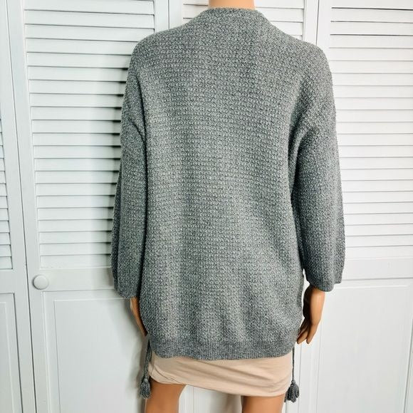 MADEWELL Gray Open Front Cardigan Size XS