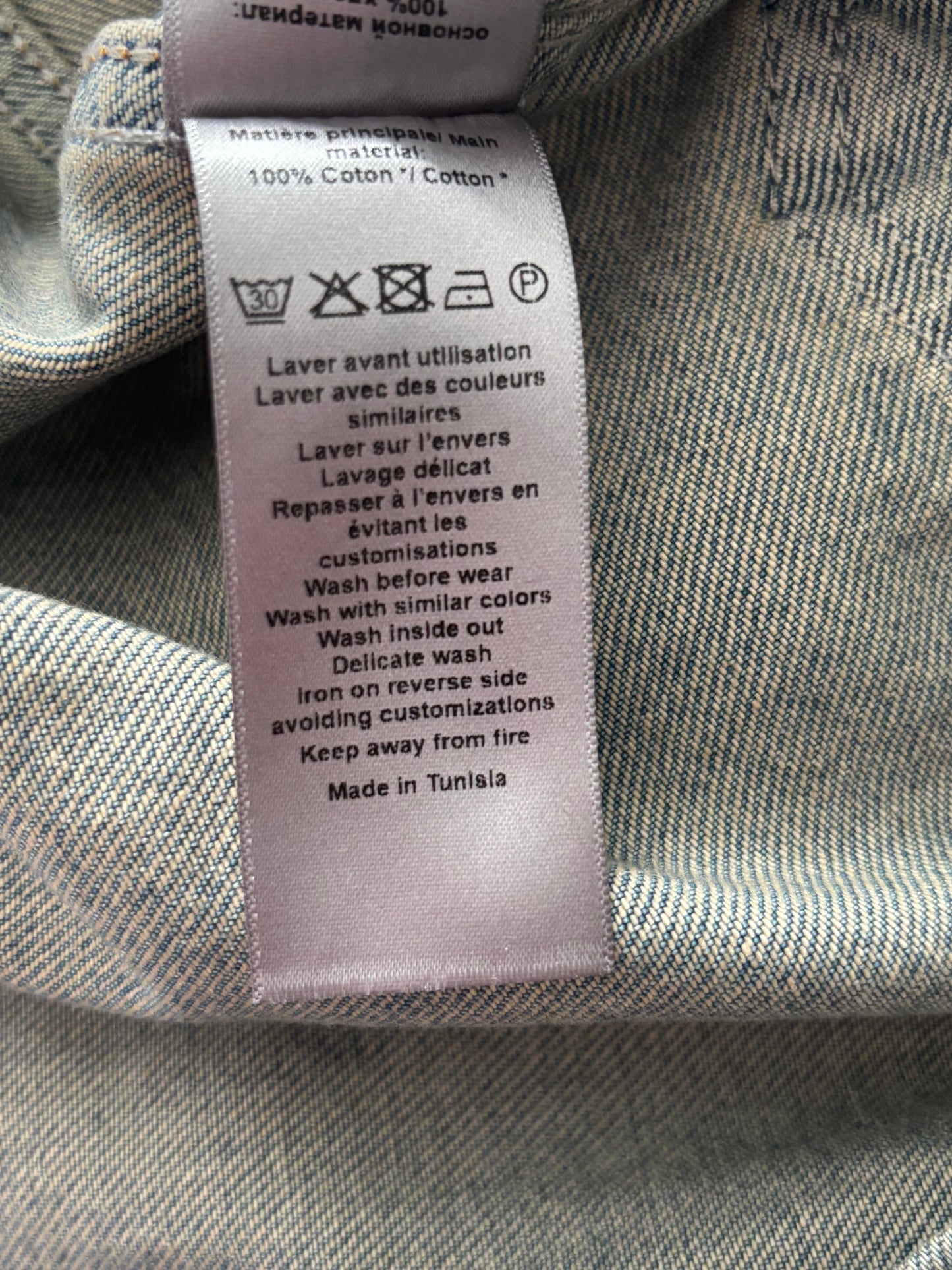 ZADIG & VOLTAIRE Blue Record Denim Eco Dress Size Small
