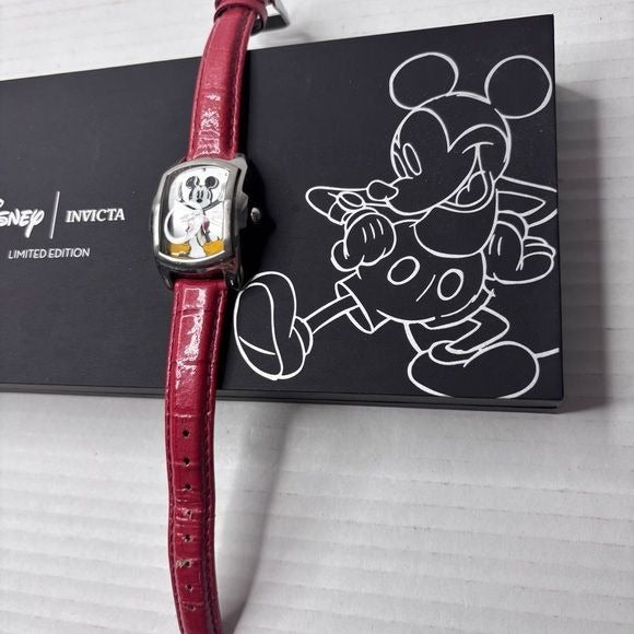 *NEW* INVICTA Disney Mickey Mouse Silver Tone Limited Edition Watch Set