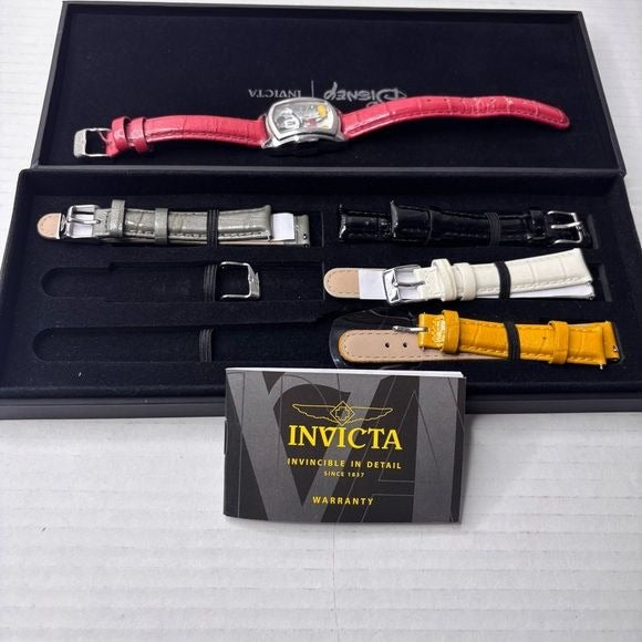 *NEW* INVICTA Disney Mickey Mouse Silver Tone Limited Edition Watch Set