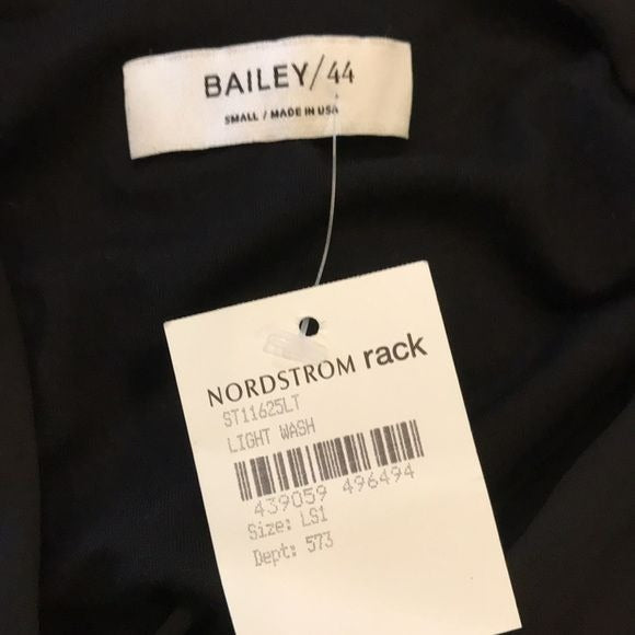 *NEW* BAILEY 44 Black Ramen Blouse Size Small