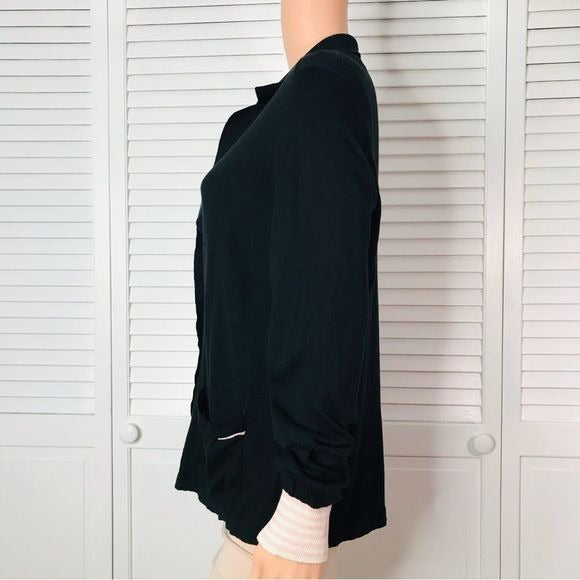 MARC BY MARC JACOBS Black Cardigan Sweater Size L