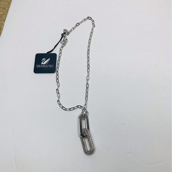 *NEW* SWAROVSKI Silver Large Chain Link Necklace