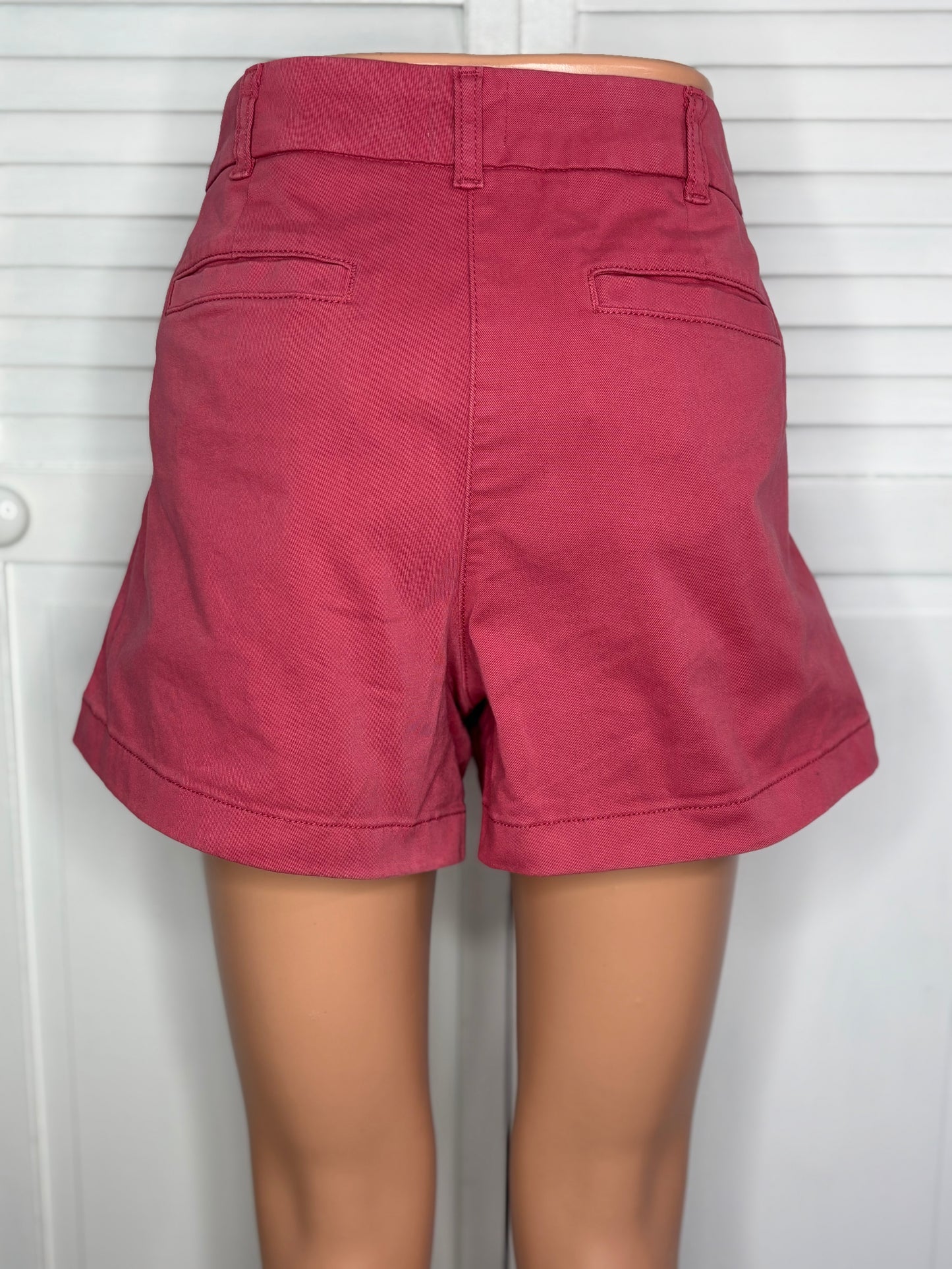 J.CREW 4" Stretch Chino Shorts in Dusty Rose Size 8