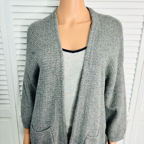 MADEWELL Gray Open Front Cardigan Size XS