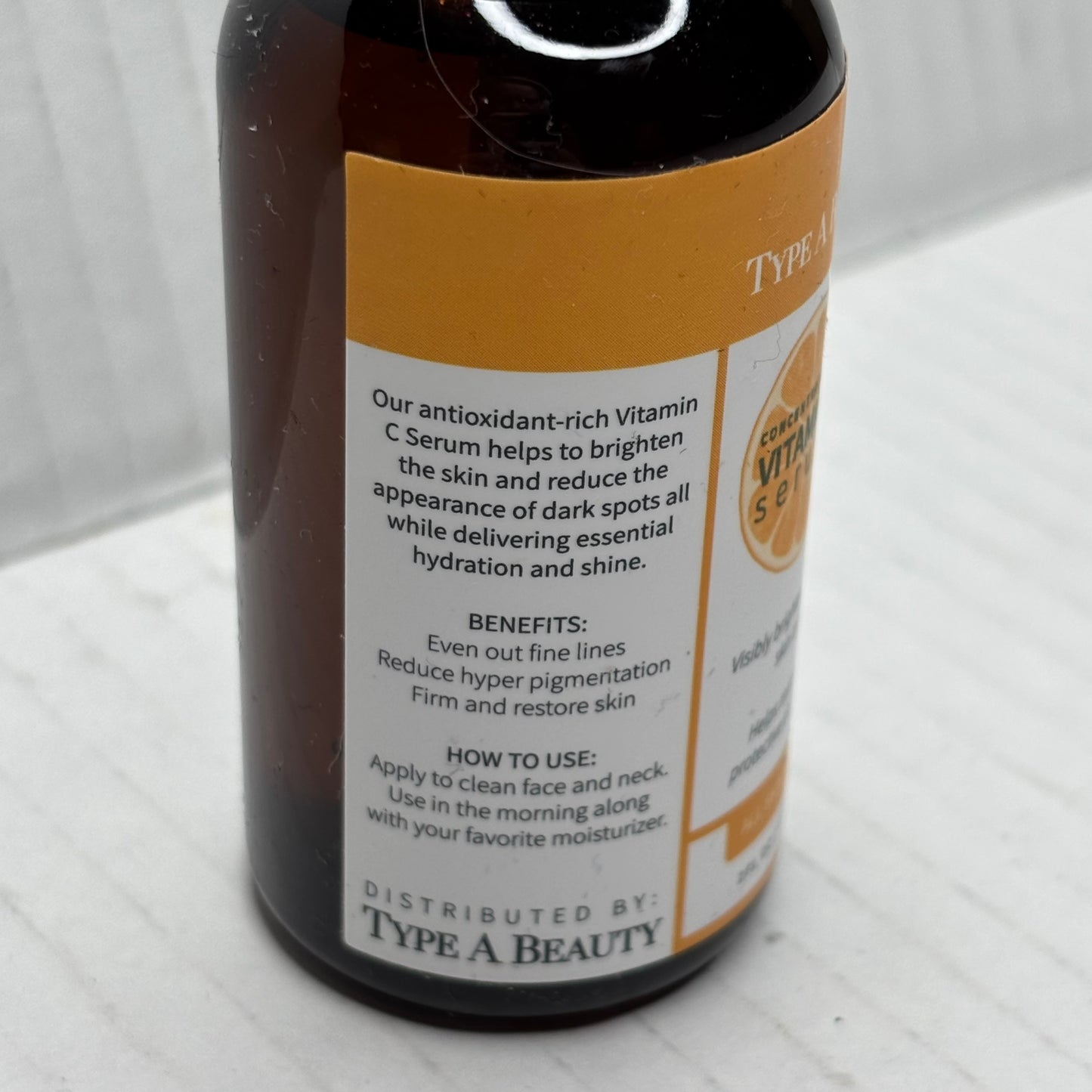 New TYPE A BEAUTY Concentrated Vitamin C Serum