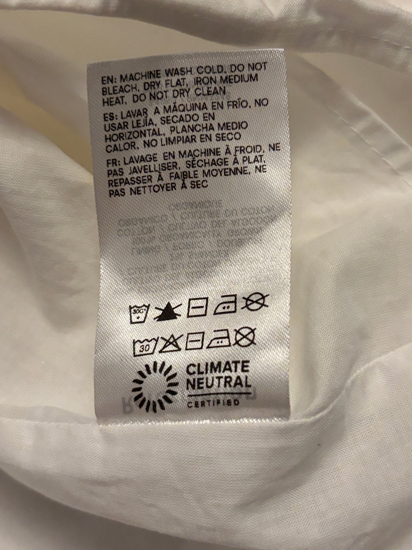 REFORMATION Stormi White Organic Cotton Midi Dress Size 10