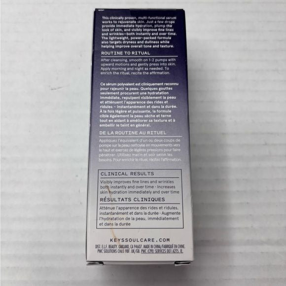 *NEW* KEYS SOULCARE Truly Becoming Multi-Benefit Peptide Serum