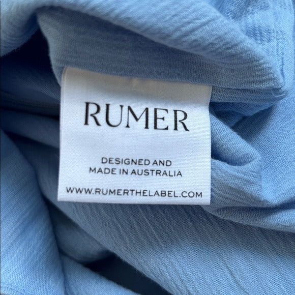 New RUMER Camille Cotton Cutout Minidress