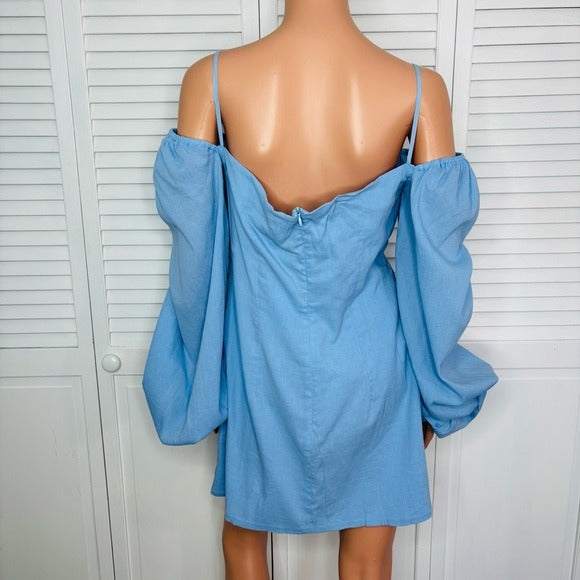 New RUMER Camille Cotton Cutout Minidress