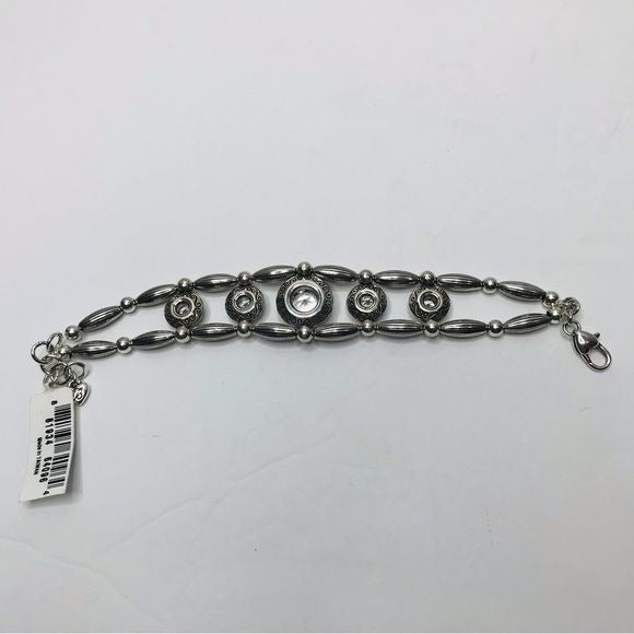 *NEW* BRIGHTON Art Deco Silver Gem Bracelet