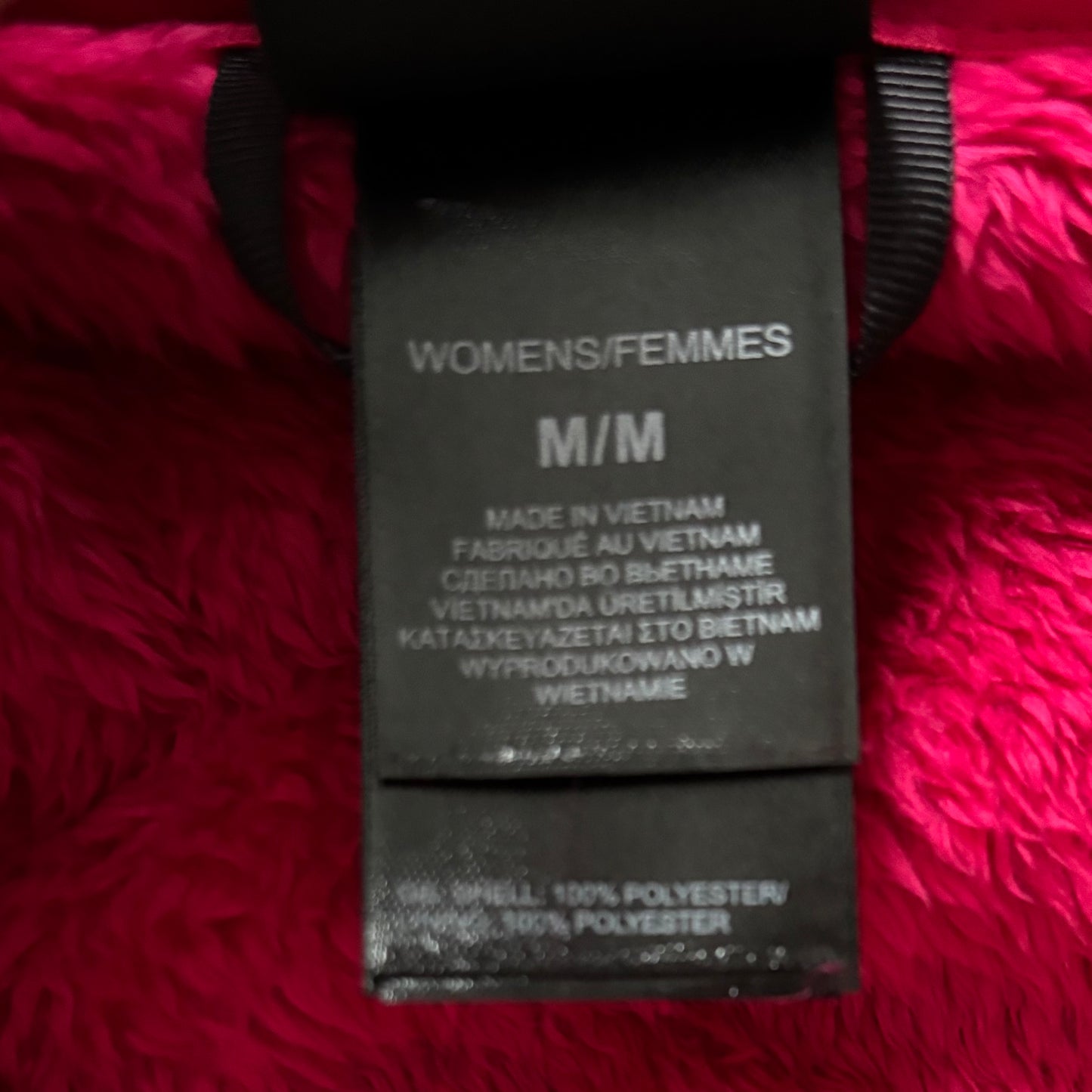 THE NORTH FACE Osito 2 Fleece Jacket in Raspberry Pink Size Medium