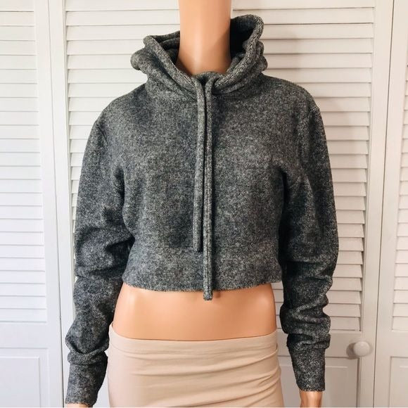 TWENTY Gray Hooded Sweatshirt Size XS