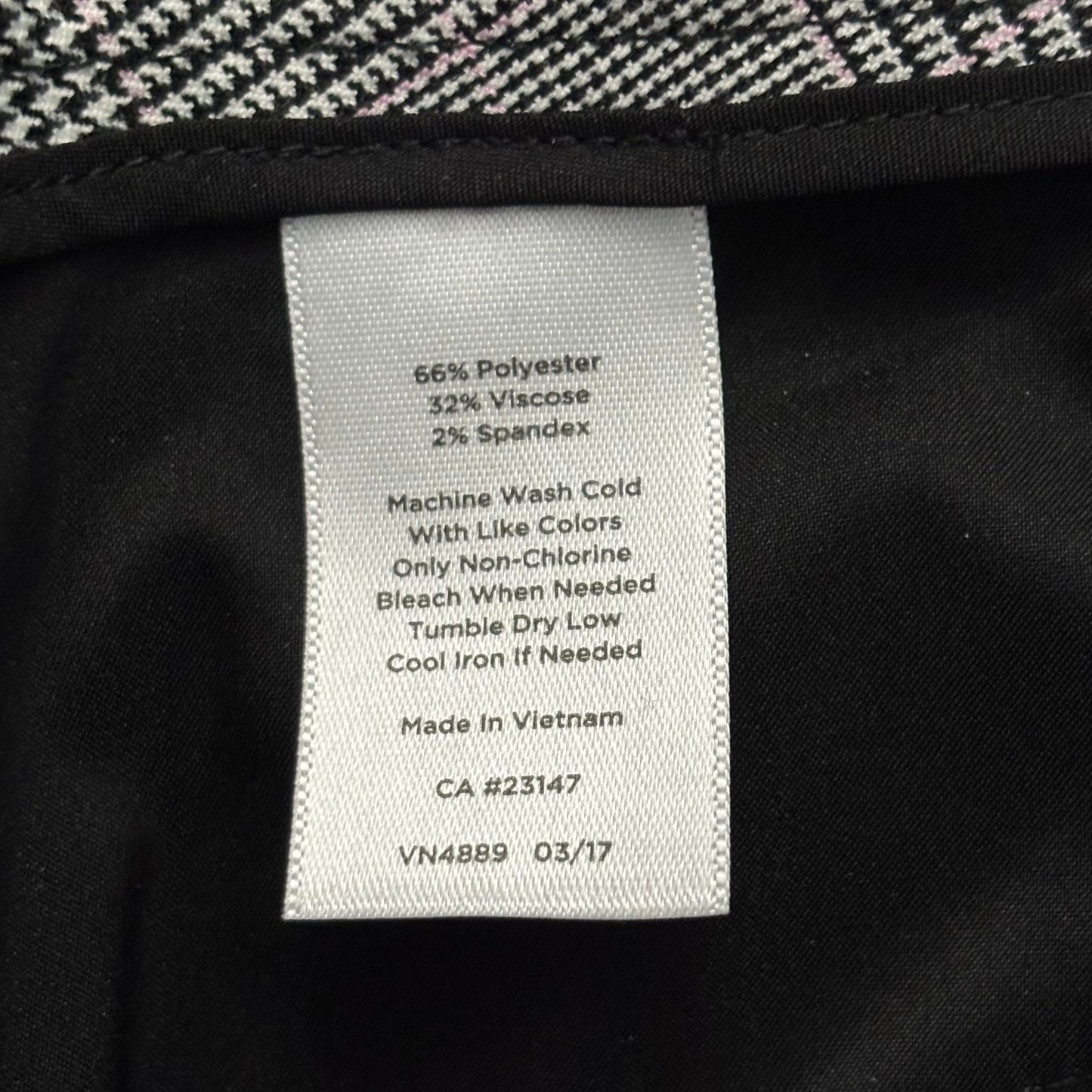 TALBOTS Glen Plaid Ankle Pants Size 14W