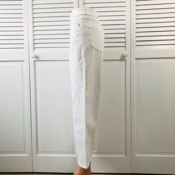 *NEW* CHELSEA & VIOLET White Marbella Crop Jeans Size 27