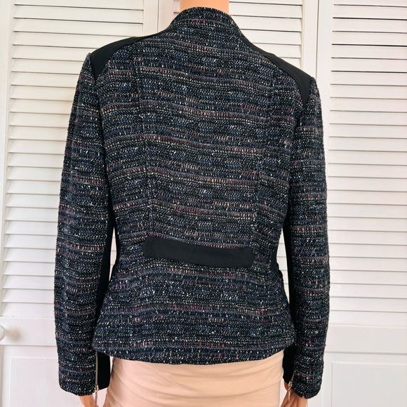 WHITE HOUSE BLACK MARKET Tweed Multicolor Blazer