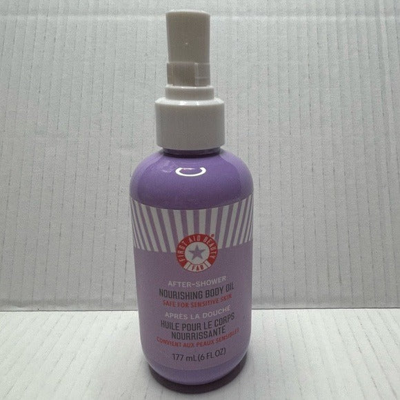New FIRST AID BEAUTY After-Shower Nourishing Body Oil