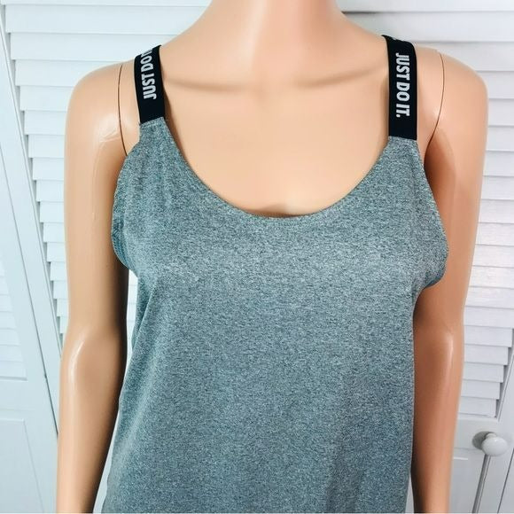 NIKE Dri-Fit Gray Just Do It Tank Top Size XL