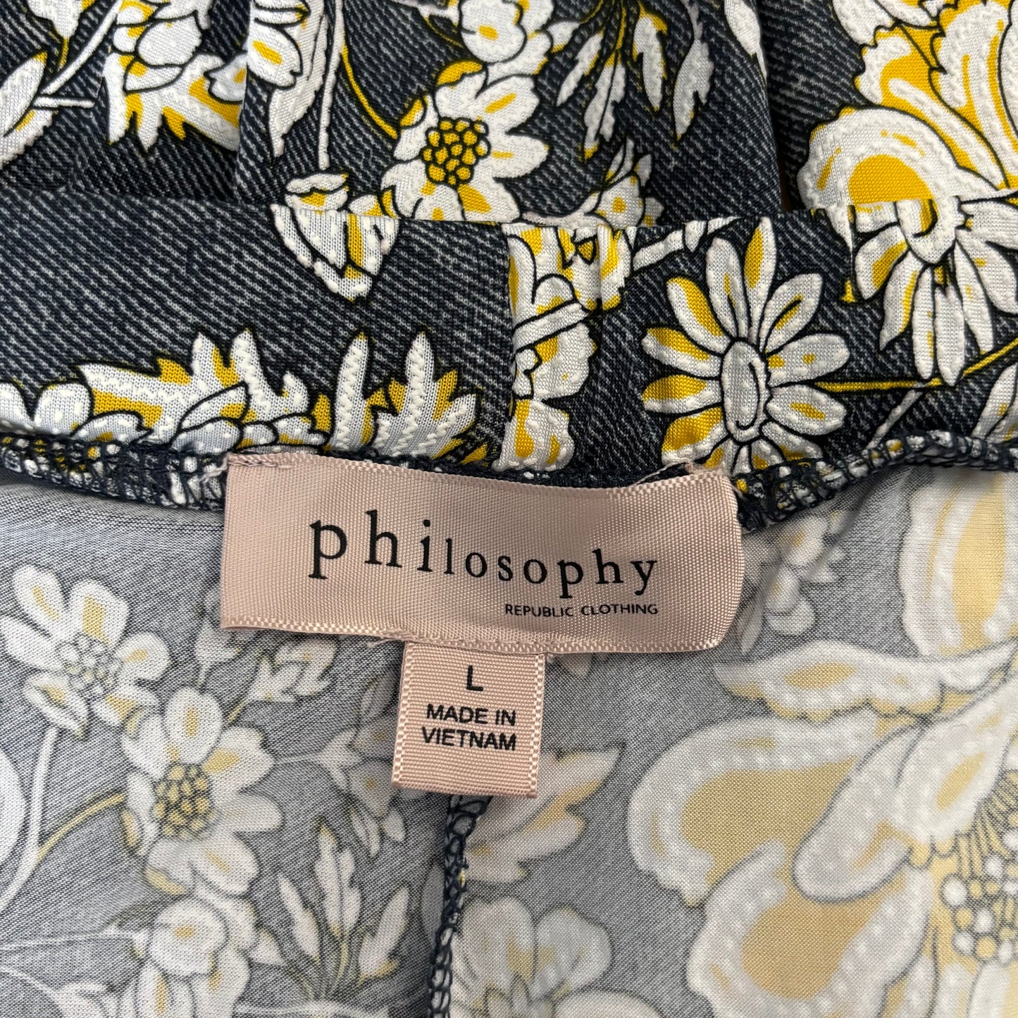 PHILOSOPHY Floral Midi Skirt Size Large