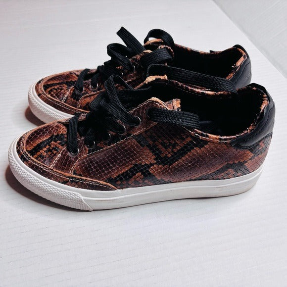 RAG & BONE Golden Brown Army Low Sneakers Size 8
