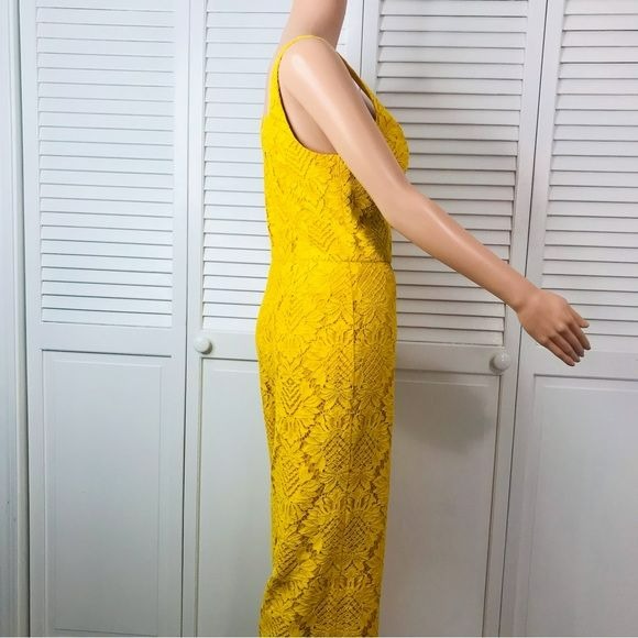 TRINA TURK Yellow Adventure Jumpsuit Size 6