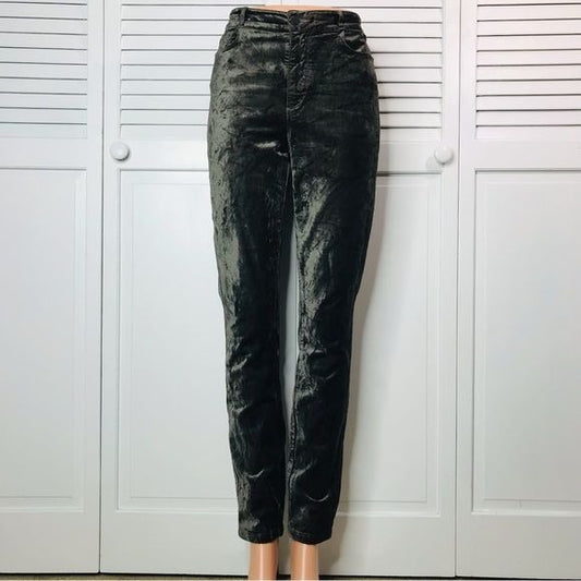 PAIGE Hoxton Ultra Skinny Green Pants Size 29