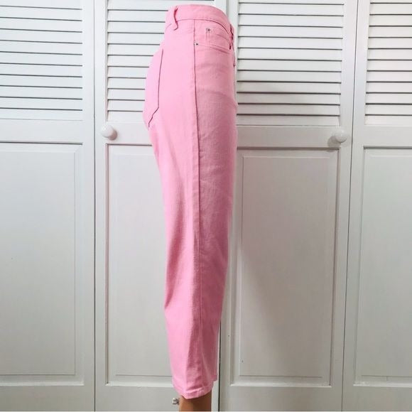 JOE FRESH Slim Pink Capris Pants Size 14