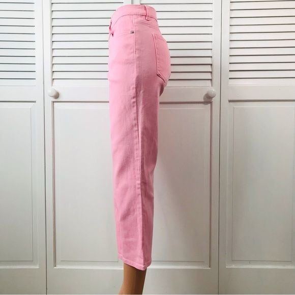 JOE FRESH Slim Pink Capris Pants Size 14