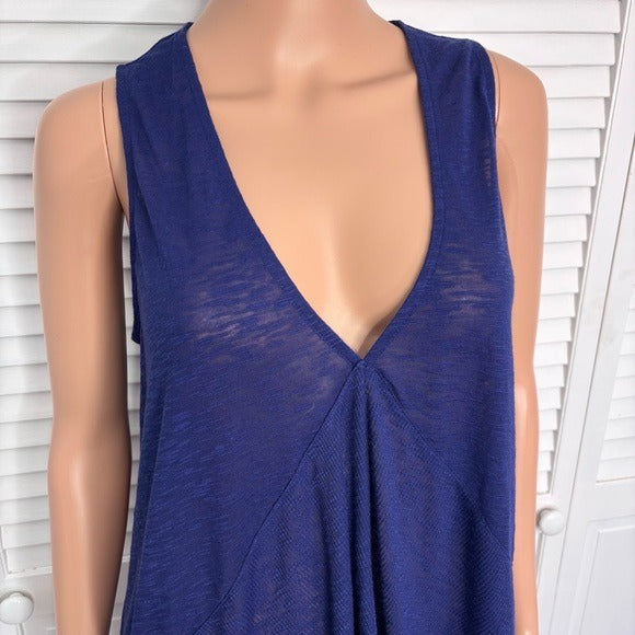 NEW EXPRESS One Eleven Sleeveless Semi Sheer High Low Tunic Size Medium